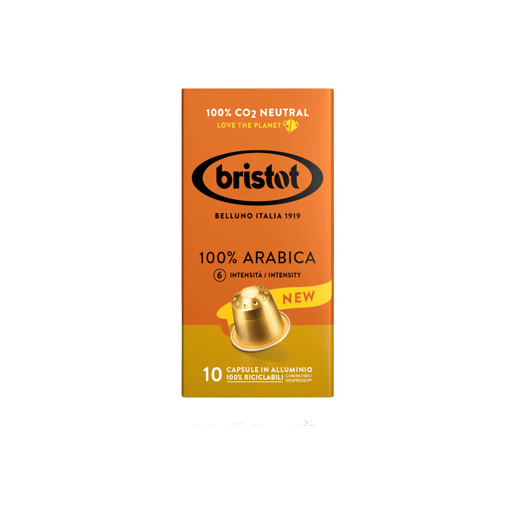Bristot 100% Arabica Pods | 10 Capsules