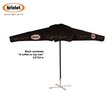 Load image into Gallery viewer, Bristot Black Sunshade Umbrella
