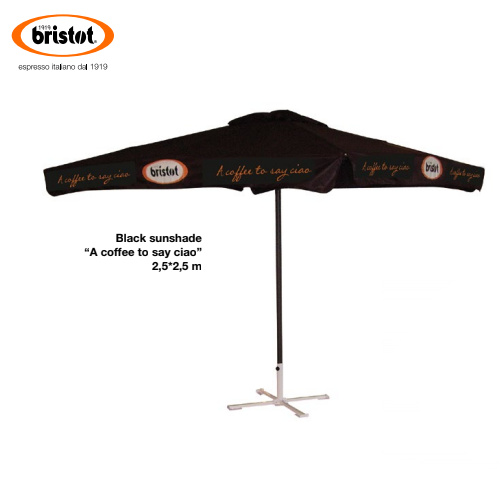 Bristot Black Sunshade Umbrella