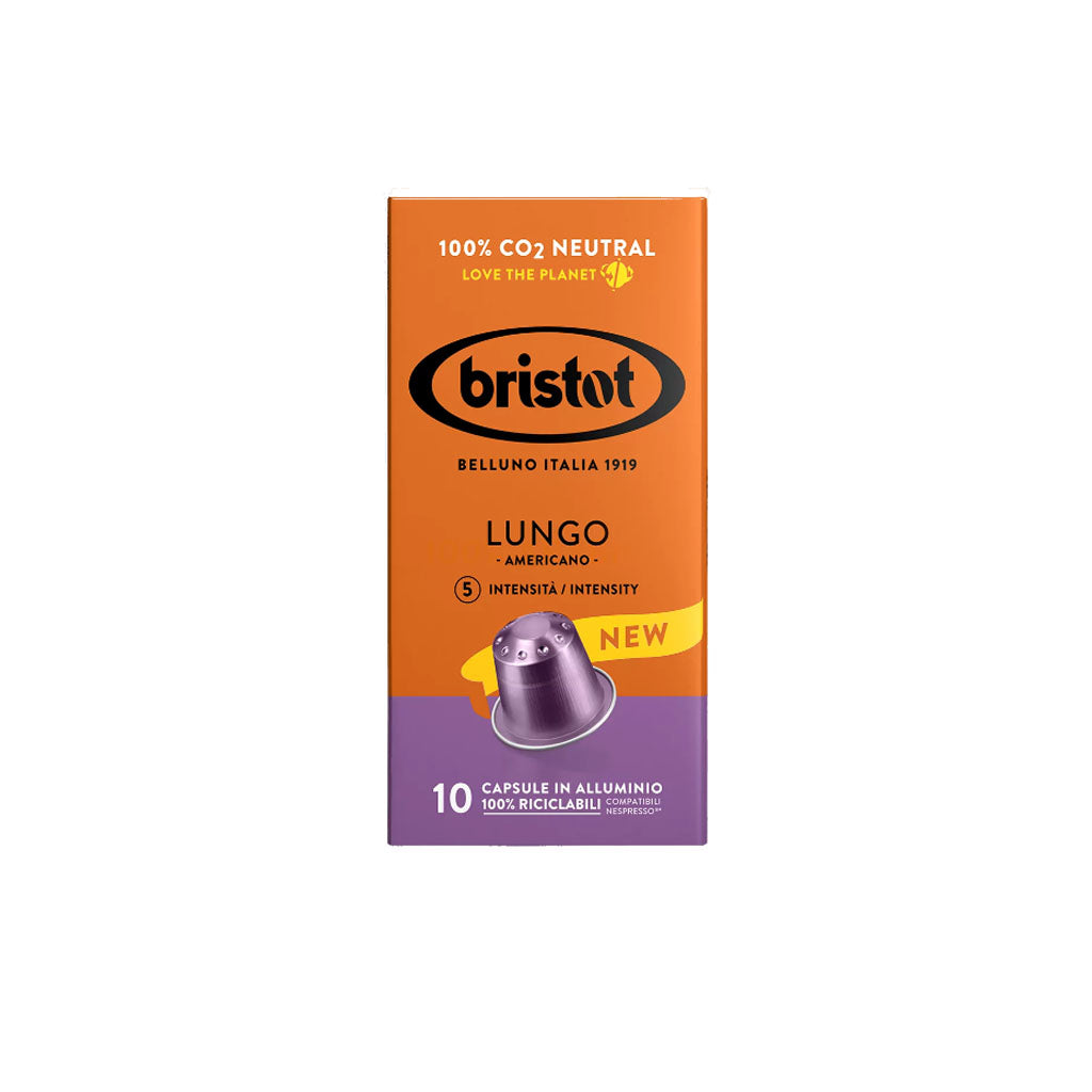 Bristot Lungo Americano Pods | 10 Capsules