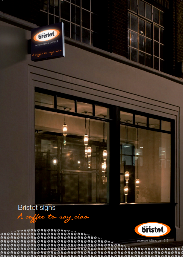 Bristot Outdoor Double Sided Plexi Sign